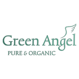 green angel cosmetics logo pure and organic