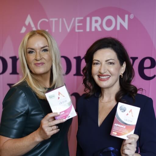 Active Iron Perimenopause campaign Gilleece Communications square